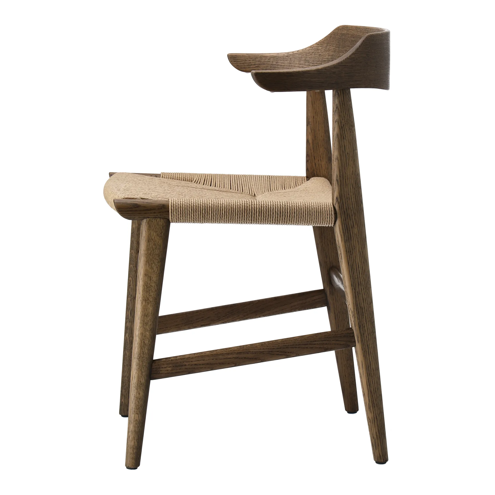 Sedia con braccioli Hedda, Rovere nero-spago Gärsnäs