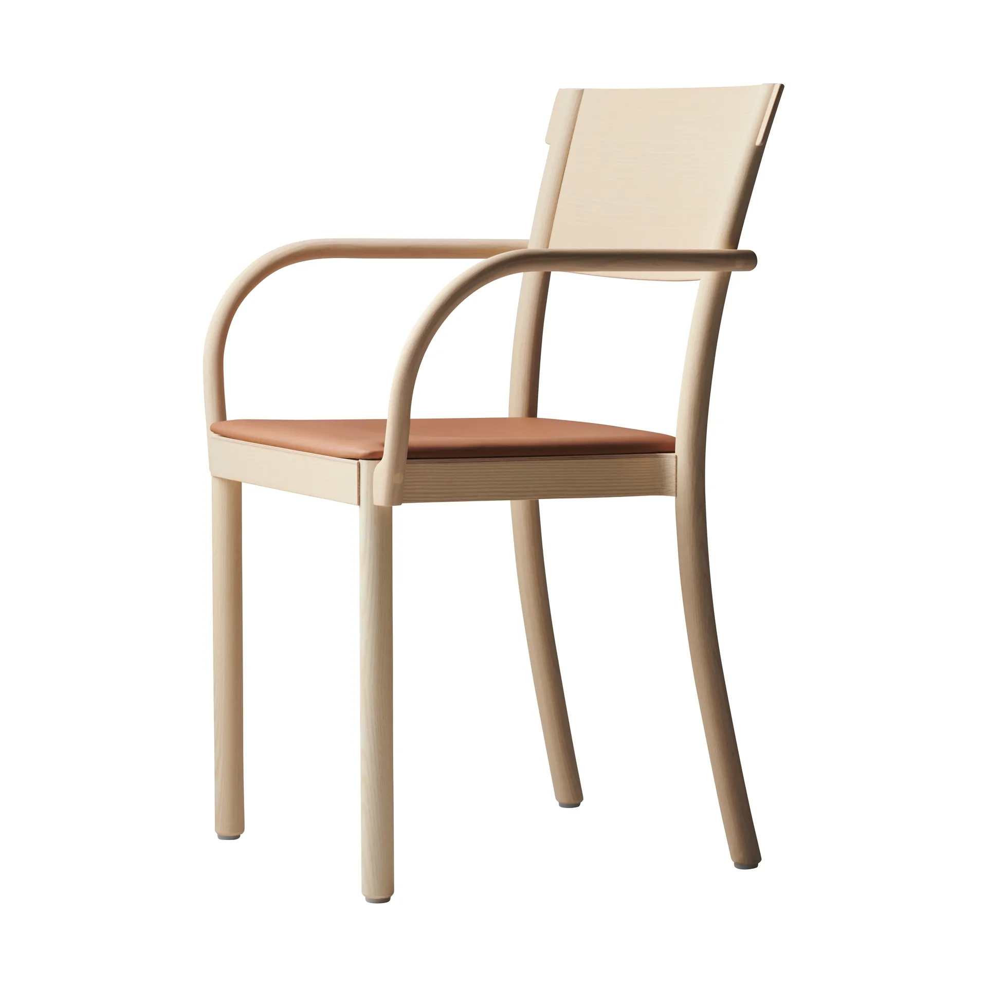 Sedia con braccioli Light & Easy, Frassino bianco elmosoft 33077 Gärsnäs