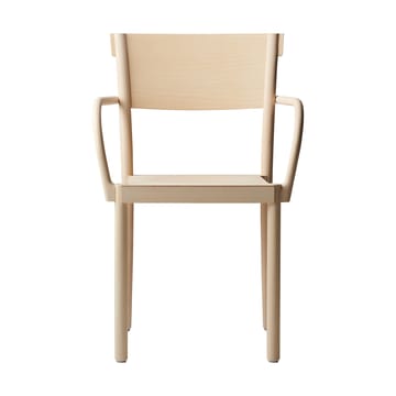 Sedia con braccioli Light & Easy - Seduta in frassino bianco compensato - Gärsnäs
