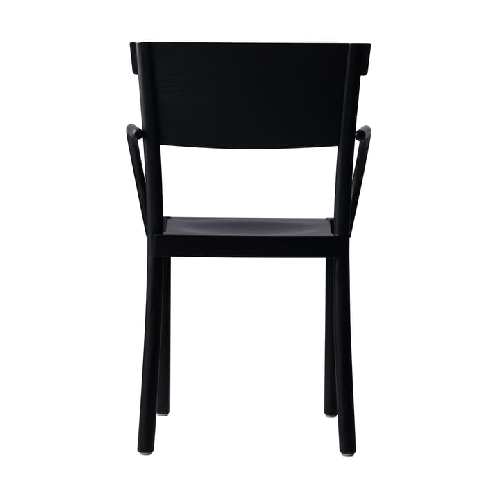 Sedia con braccioli Light & Easy - Seduta in frassino nero compensato  - Gärsnäs