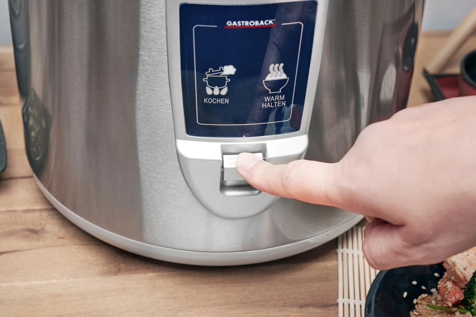 Cuociriso pro Gastroback Design 42518, Argento Gastroback