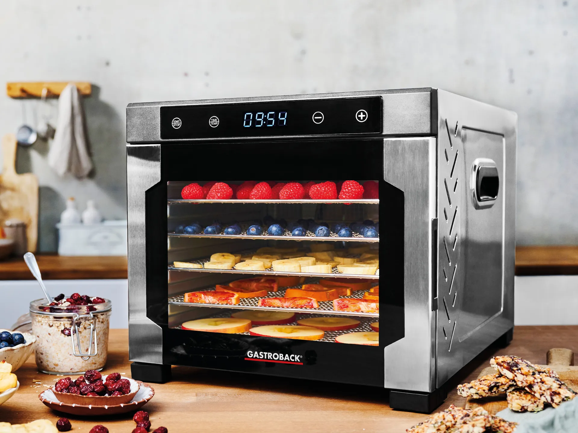 Disidratatore Pro Gastroback Design 46602, Argento Gastroback