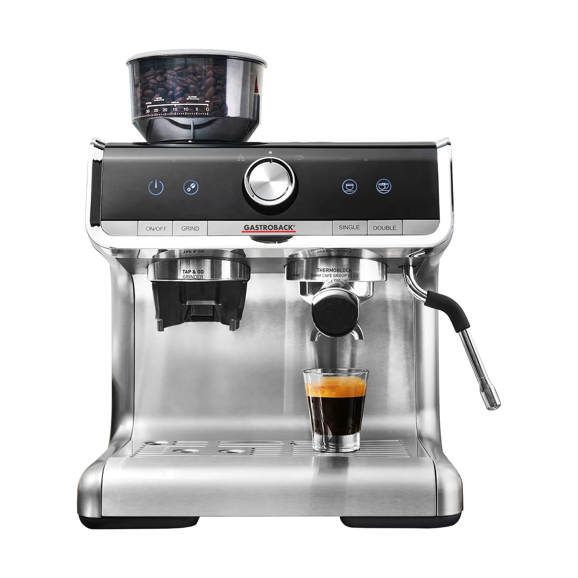Macchina per espresso barista pro Gastroback Design 42616, Argento Gastroback