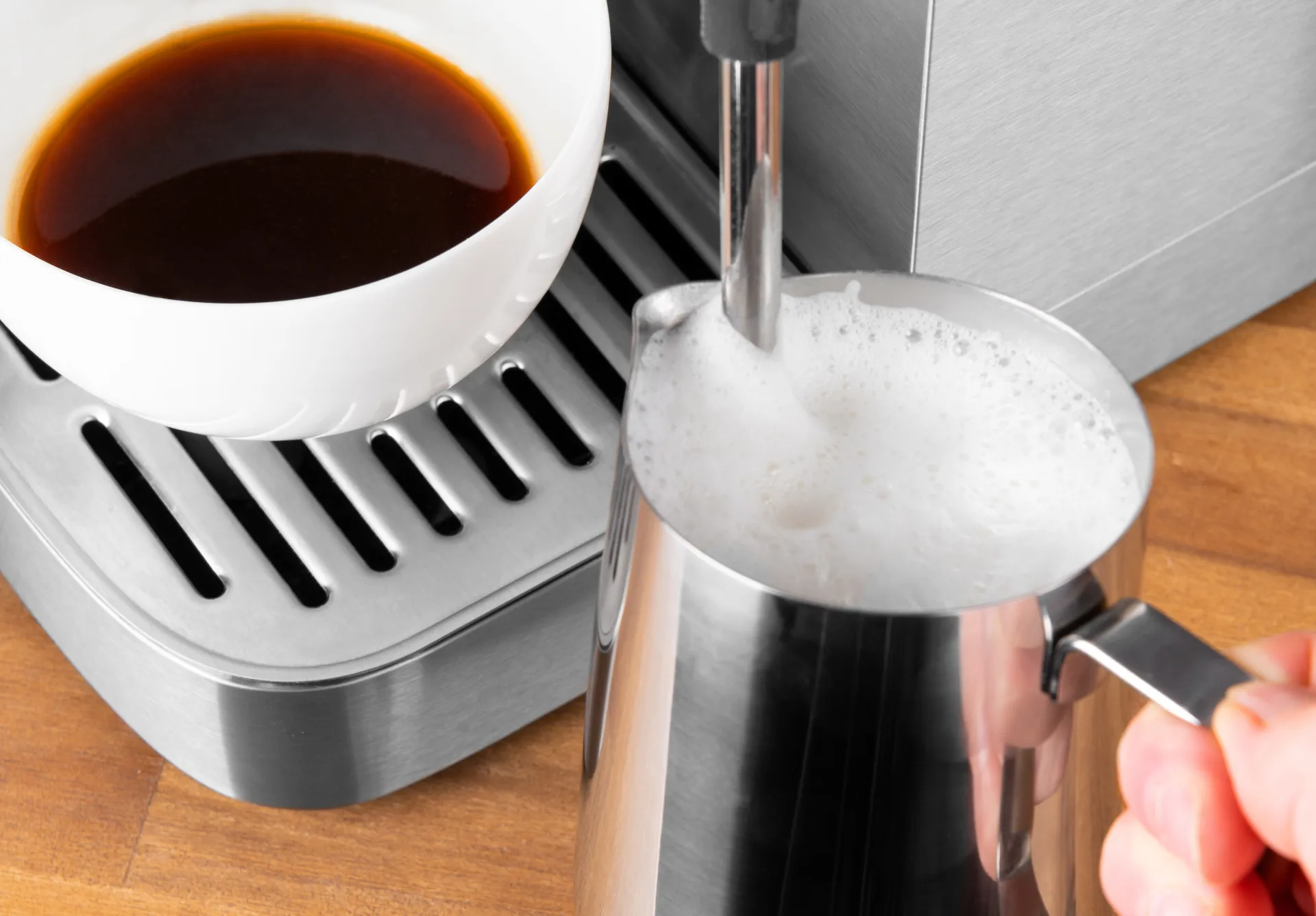 Macchina per espresso Gastroback Design 42721 piccolo, Argento Gastroback