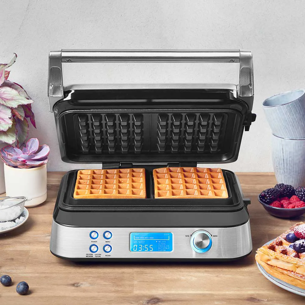 Piastra per waffle Gastroback 42424, Argento Gastroback