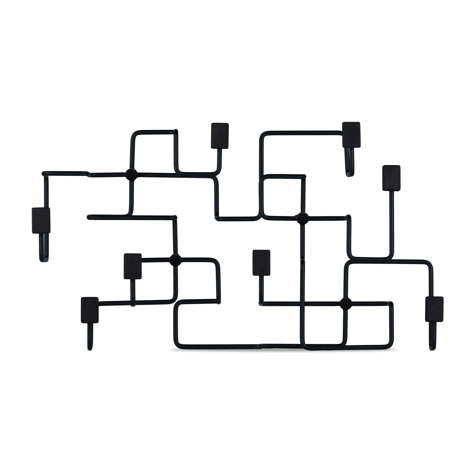 Appendiabiti Underground, Nero, rovere tinto nero Gejst