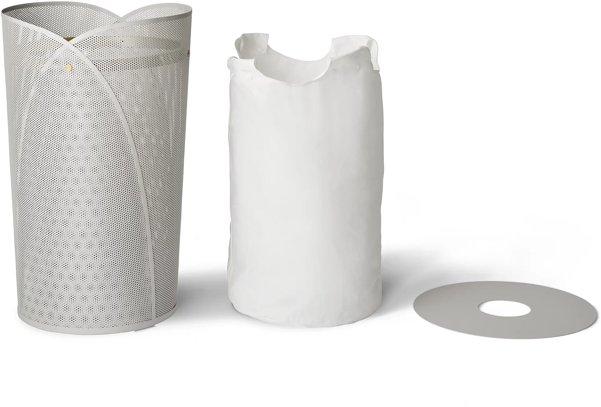 Cestino porta biancheria Oya 75 L, Grigio caldo Gejst