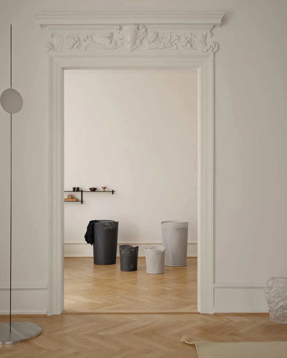 Cestino porta biancheria Oya 75 L, Grigio caldo Gejst