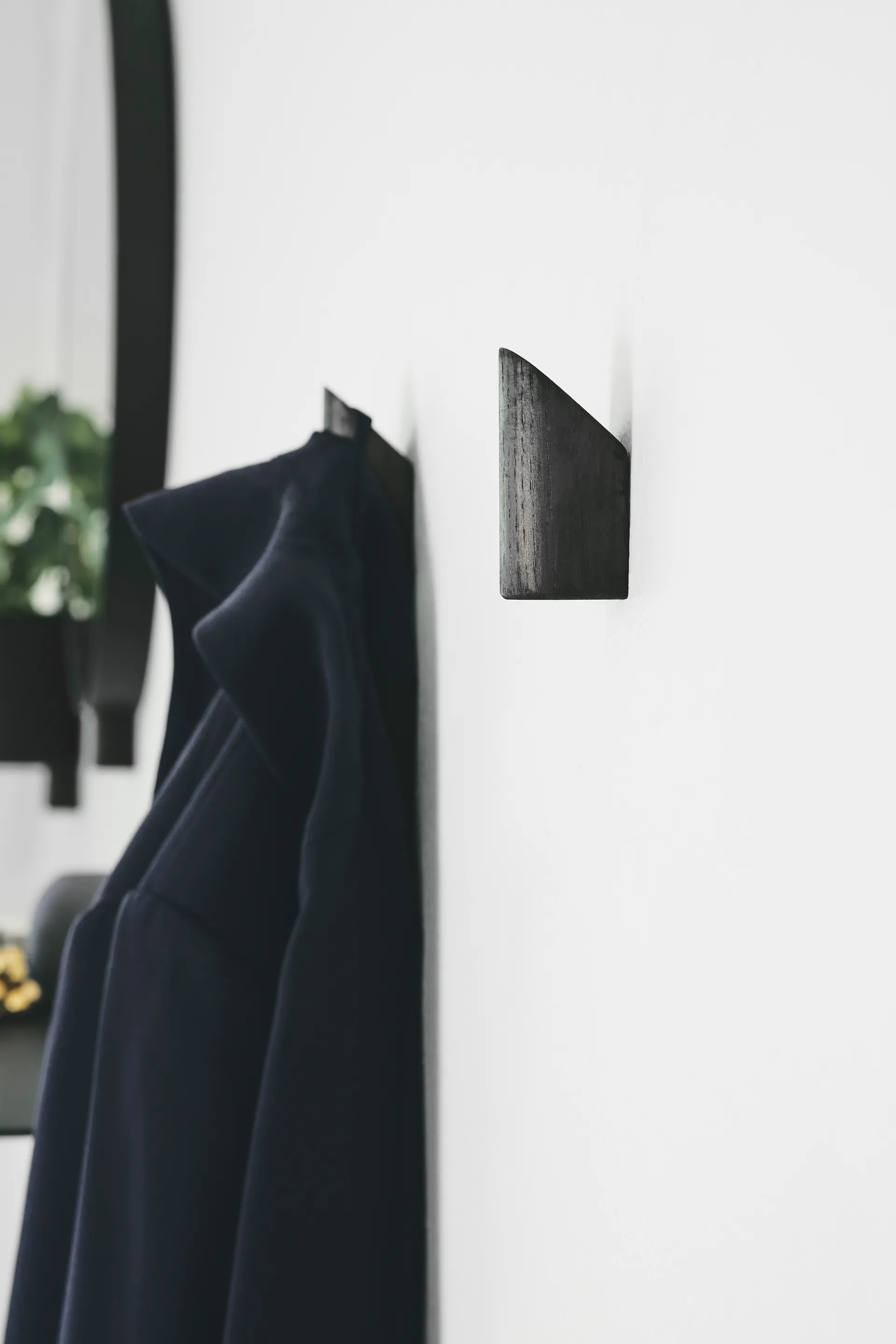 Gancio Kollage confezione da 2 , Nero-rovere Gejst