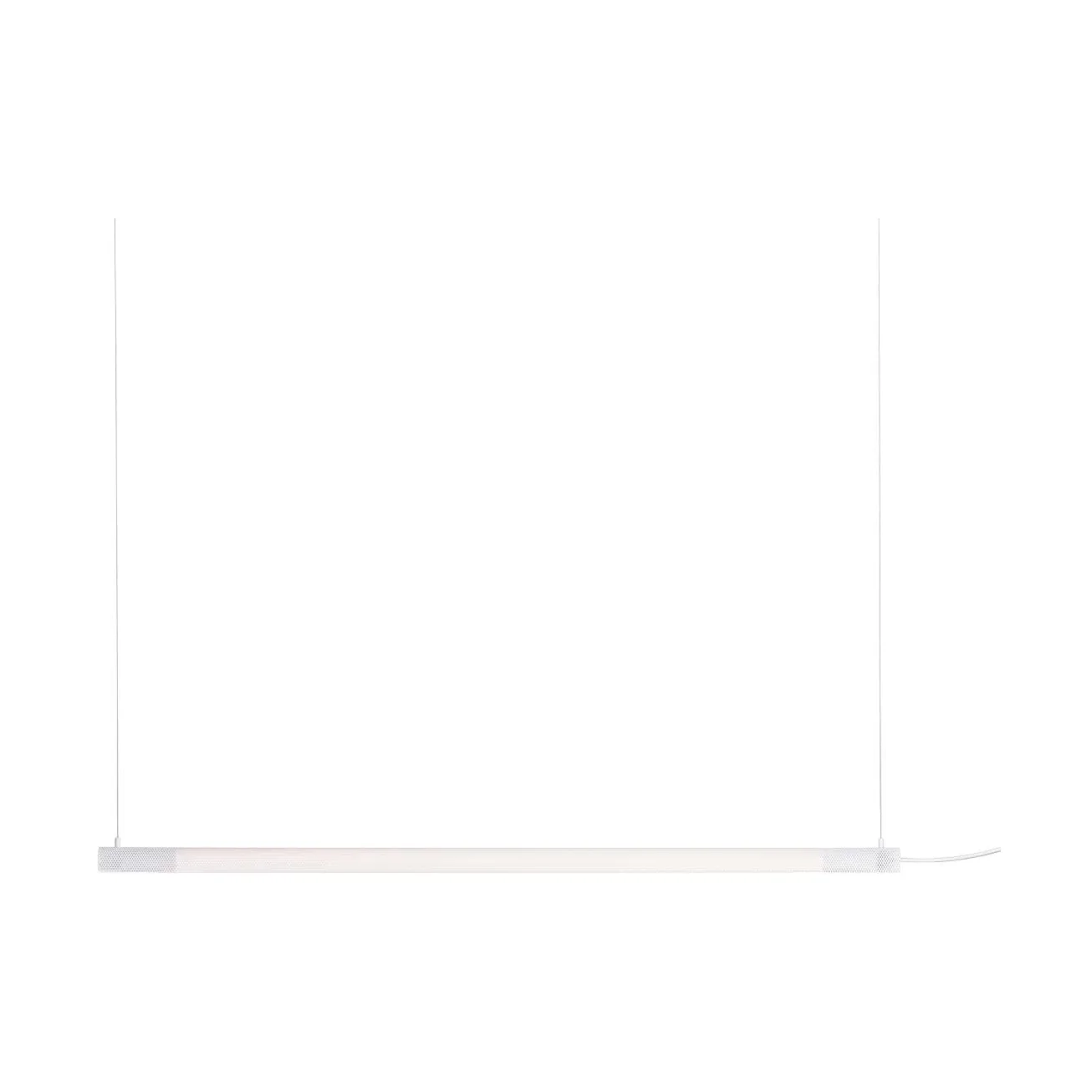 Lampada a sospensione Radent long 135 cm, Bianco Gejst