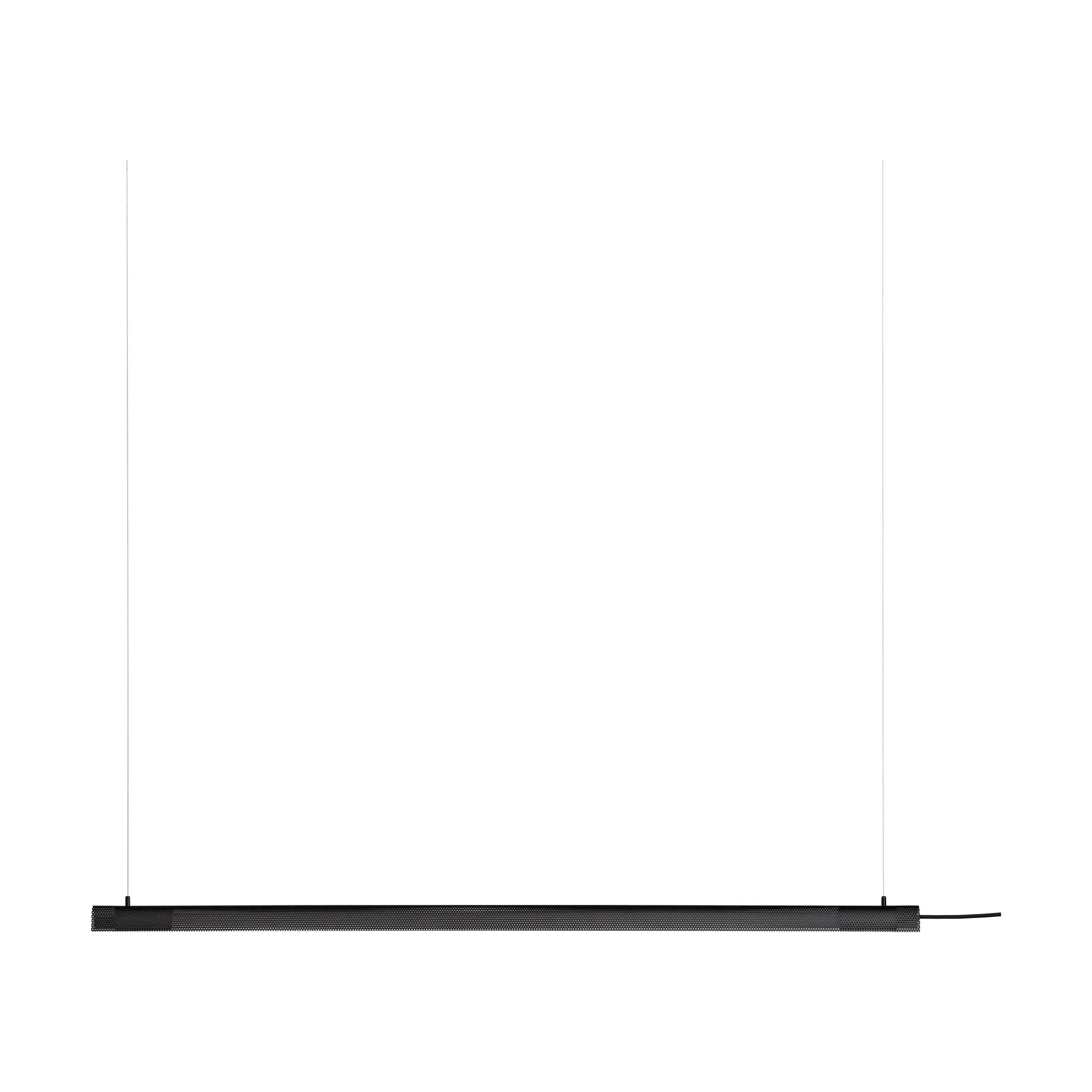 Lampada a sospensione Radent long 135 cm, Nero Gejst