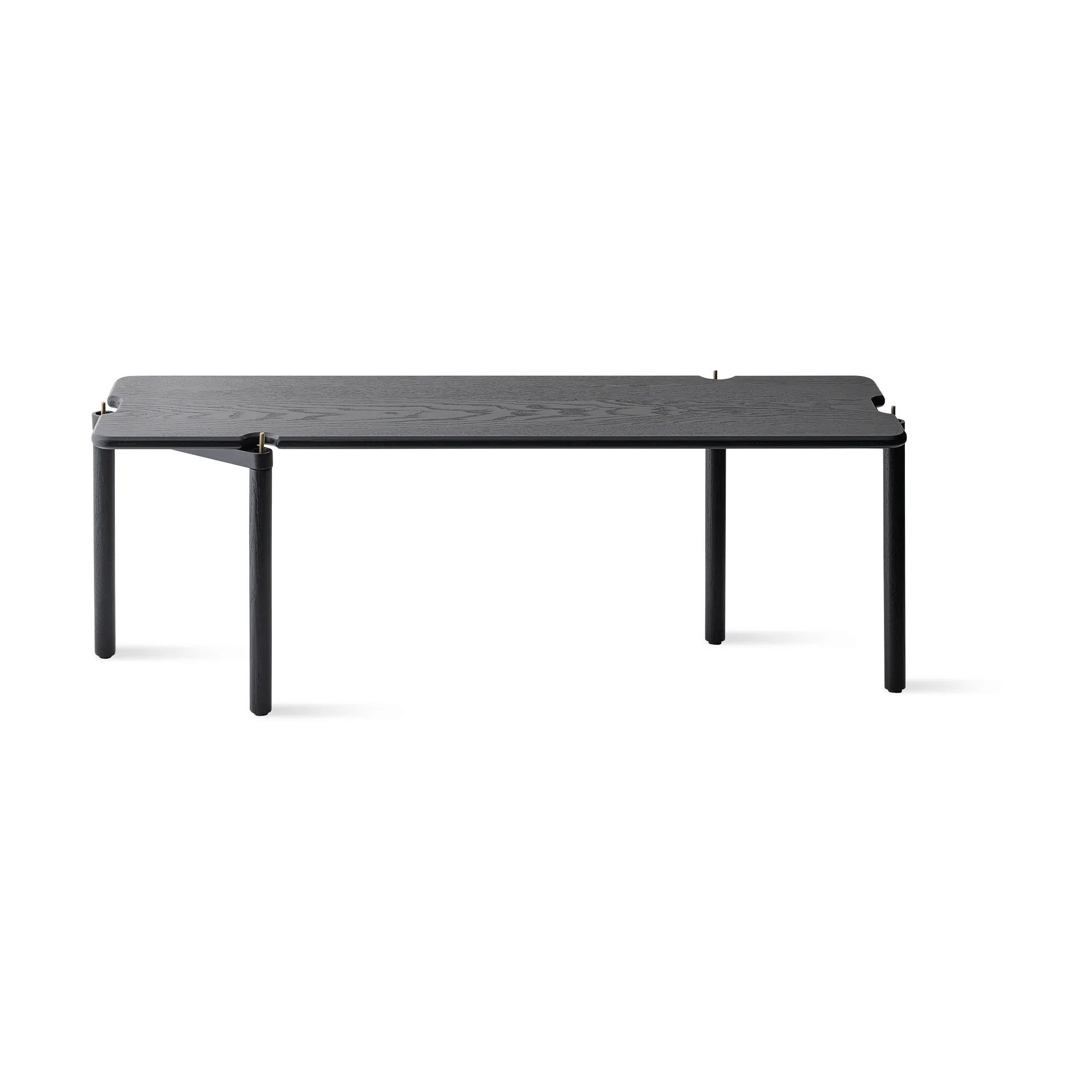 Libreria Invi a 1 mensola, modulo 2, Frassino nero Gejst