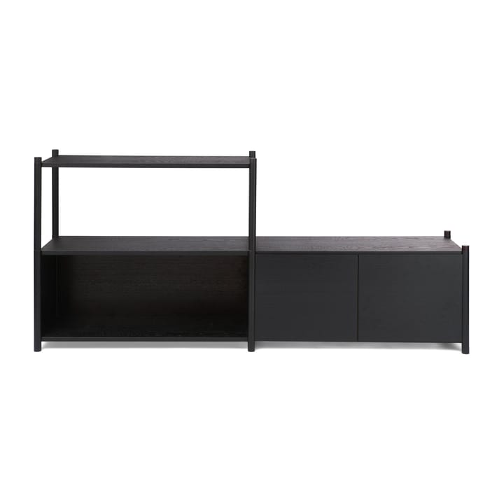 Libreria Sceene D - Rovere tinto nero - Gejst