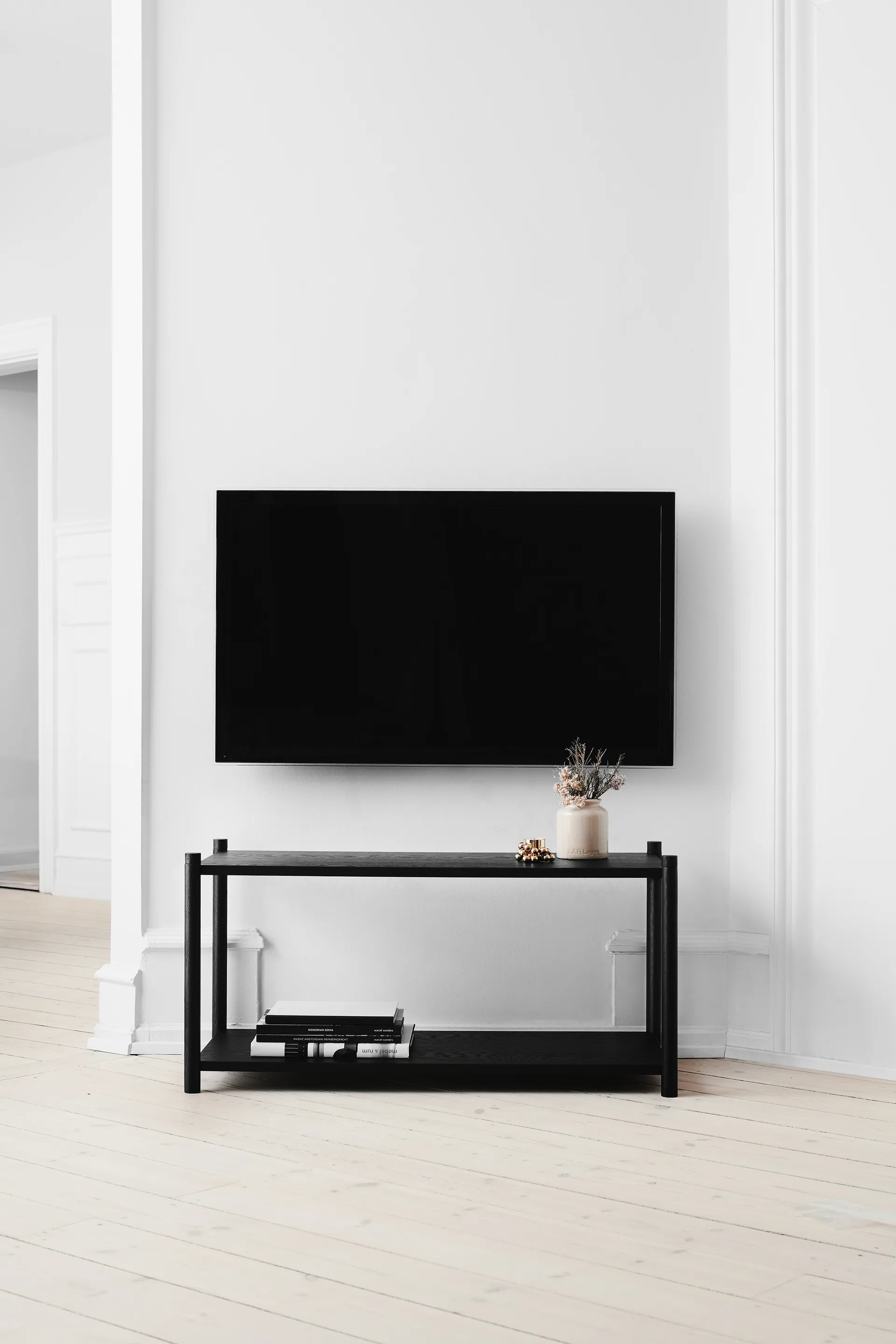 Libreria Sceene F, Rovere tinto nero Gejst