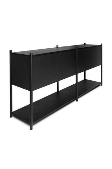 Libreria Sceene H - Rovere tinto nero - Gejst