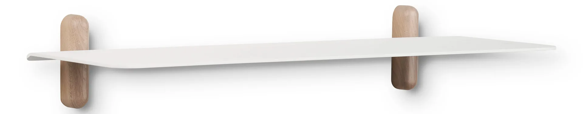 Mensola grande Nivo G, Rovere chiaro, bianco Gejst