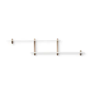 Mensola grande Nivo H - Rovere chiaro, bianco - Gejst