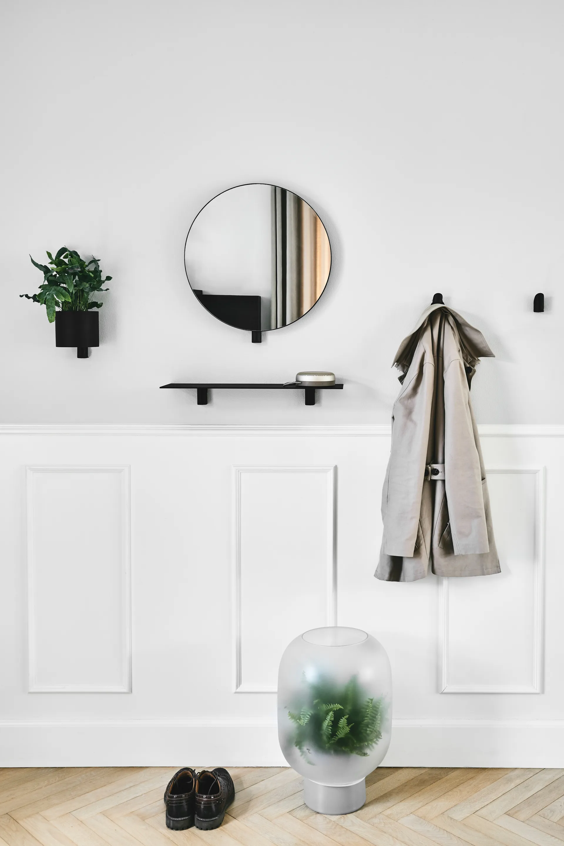 Mensola Kollage 60 cm, Nero Gejst