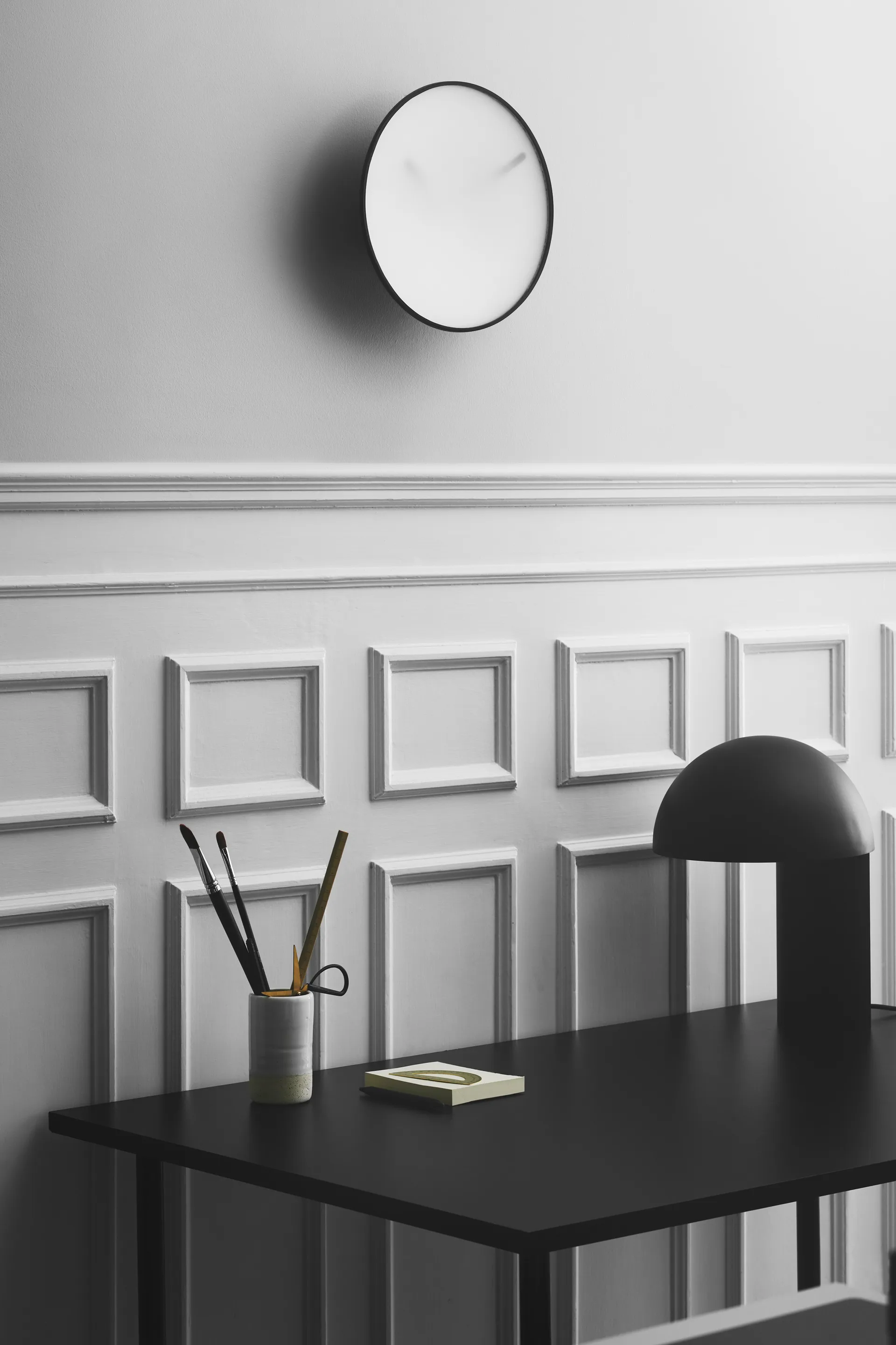 Orologio da parete Momentt Ø 30 cm, Bianco Gejst