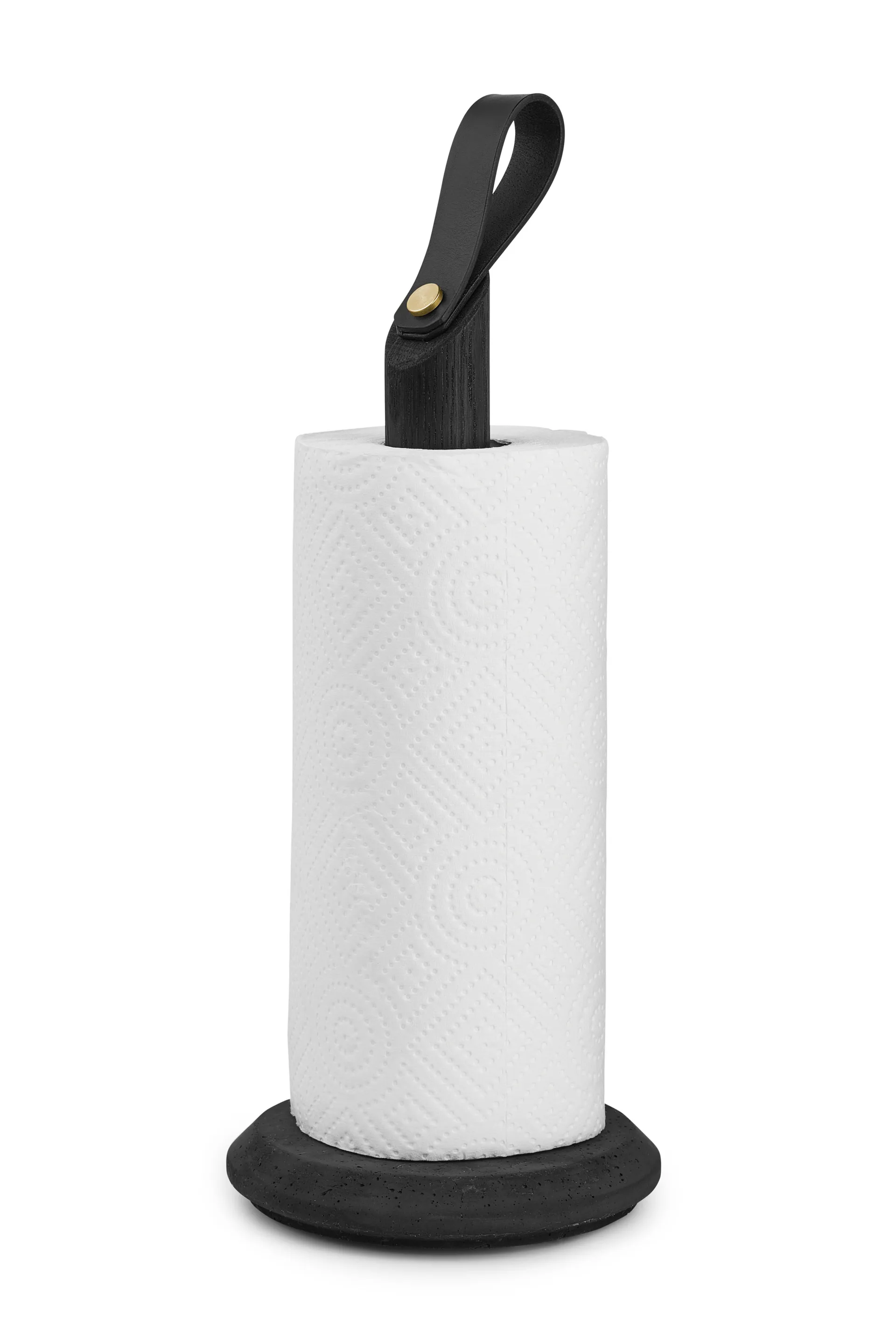 Portarotolo da cucina Grab, Rovere tinto nero Gejst