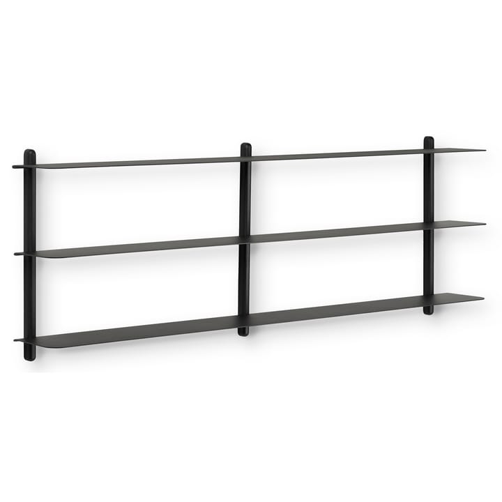 Scaffale Nivo D - Frassino mordente scuro-nero - Gejst