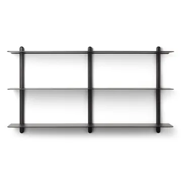 Scaffale Nivo D grande - Frassino mordente scuro-nero - Gejst
