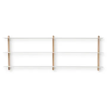 Scaffale Nivo D - Rovere chiaro-bianco - Gejst