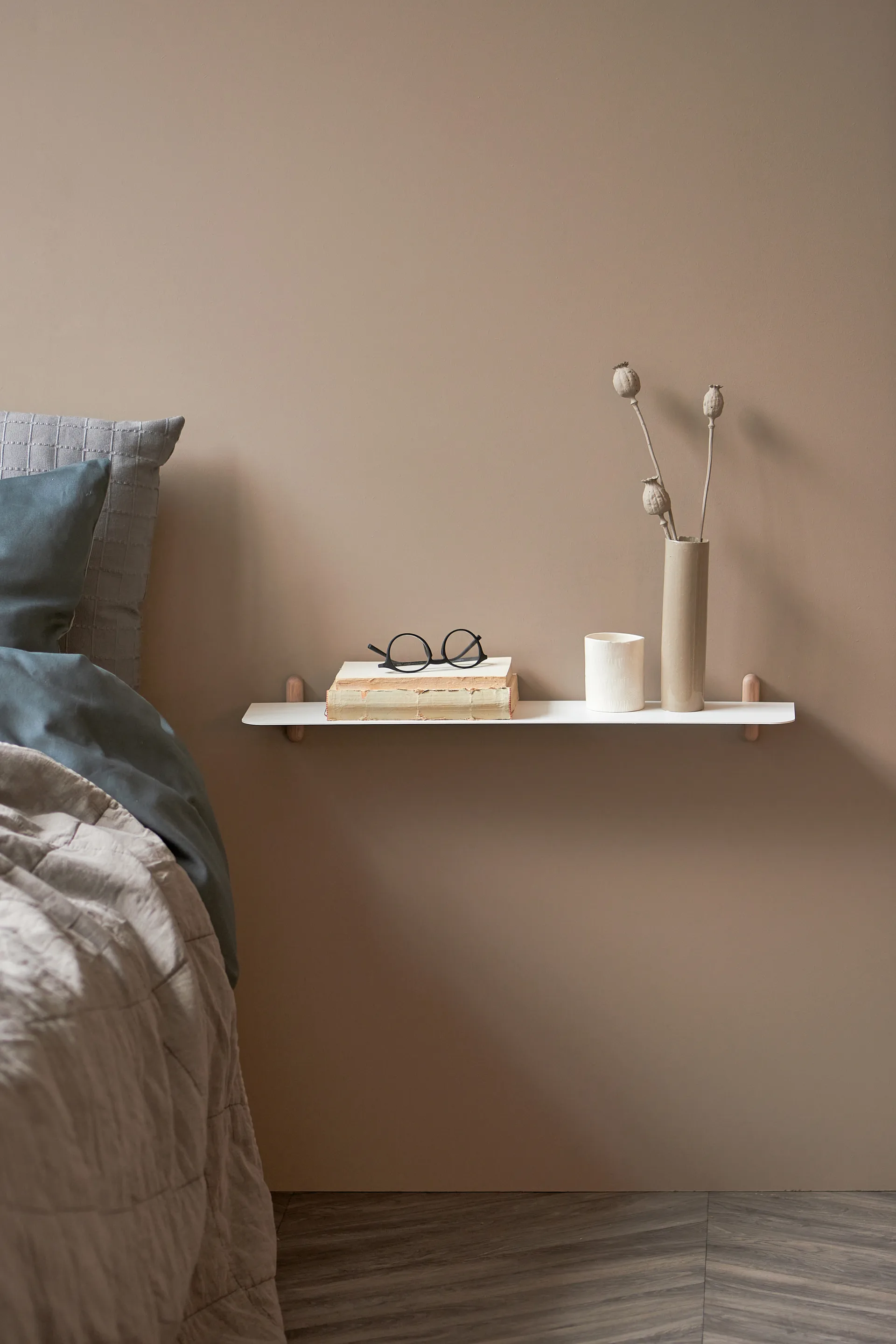 Scaffale Nivo G, Rovere chiaro-bianco Gejst