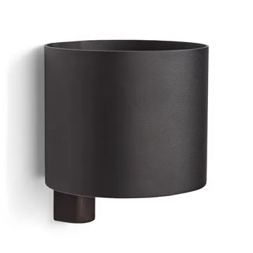Vaso da fiori Kollage Ø 14 cm - Nero-rovere - Gejst