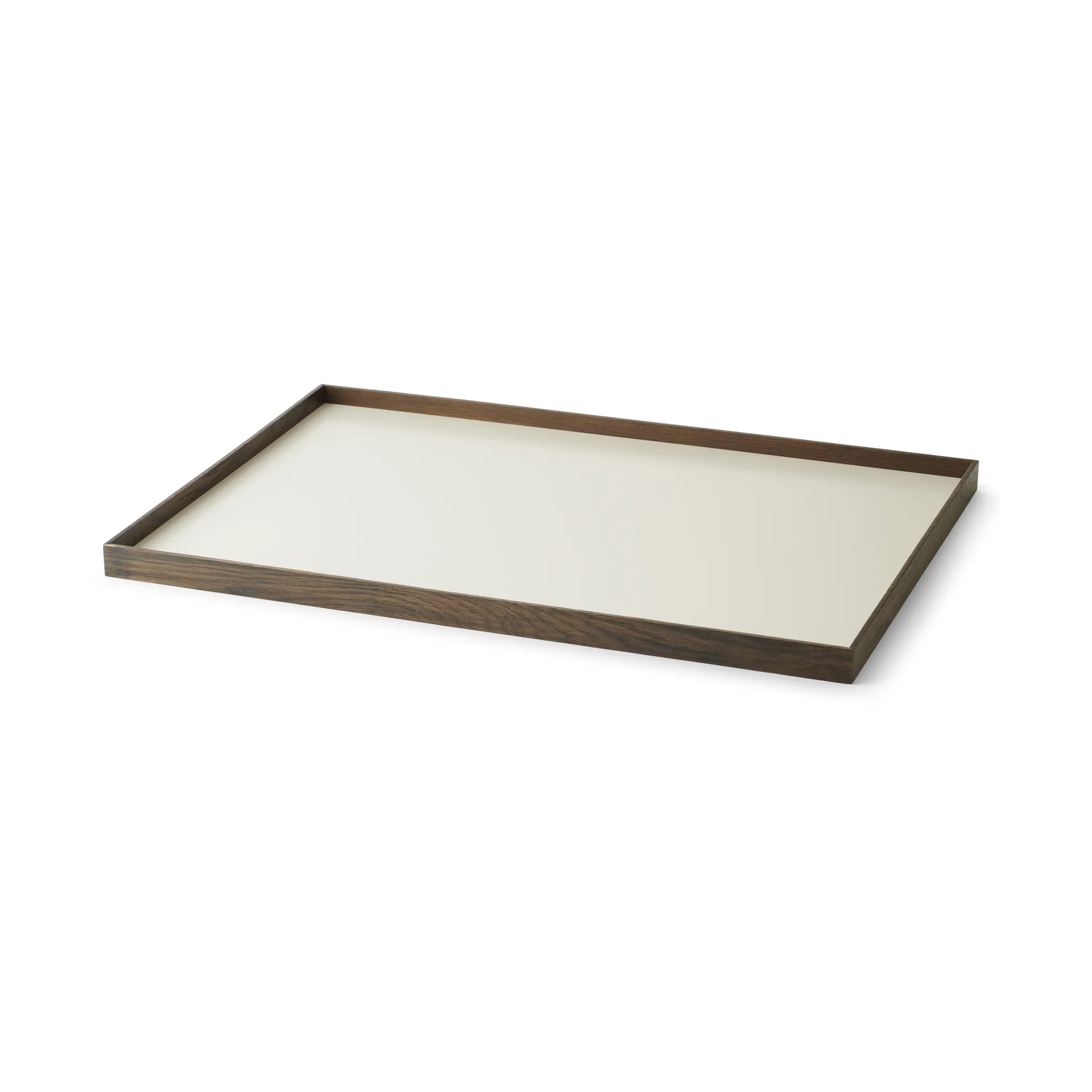 Vassoio Frame grande 35,5x50,6 cm, Rovere affumicato, beige Gejst