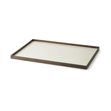 Vassoio Frame grande 35,5x50,6 cm - Rovere affumicato, beige - Gejst