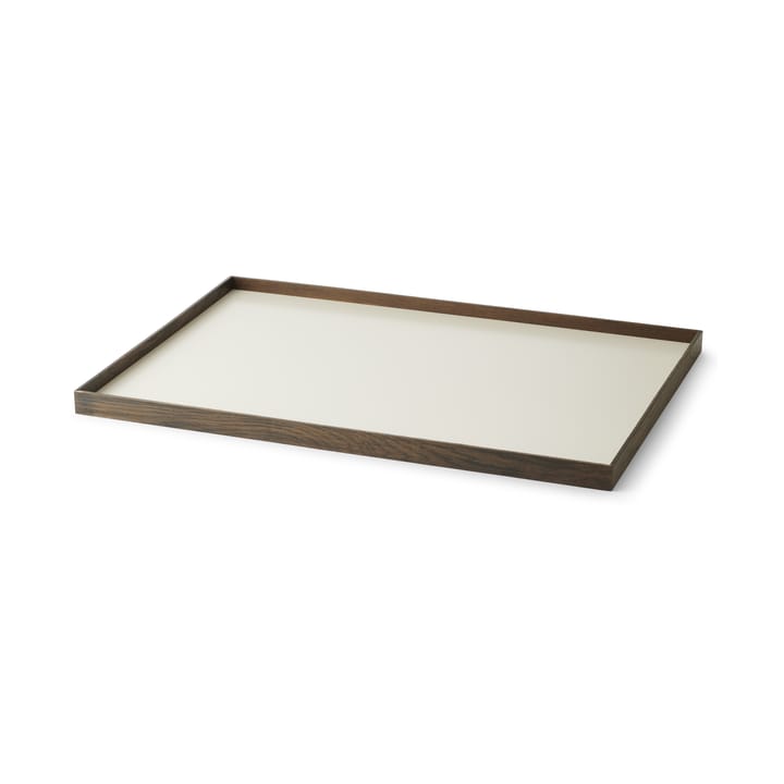 Vassoio Frame grande 35,5x50,6 cm - Rovere affumicato, beige - Gejst