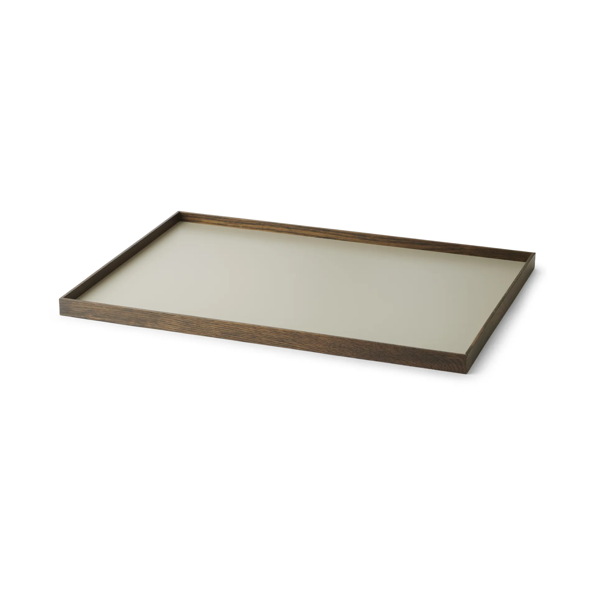 Vassoio Frame grande 35,5x50,6 cm, Rovere affumicato, grigio Gejst