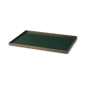Vassoio Frame grande 35,5x50,6 cm - Rovere affumicato, verde - Gejst