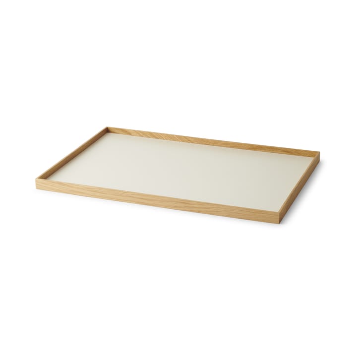 Vassoio Frame grande 35,5x50,6 cm - Rovere, beige - Gejst