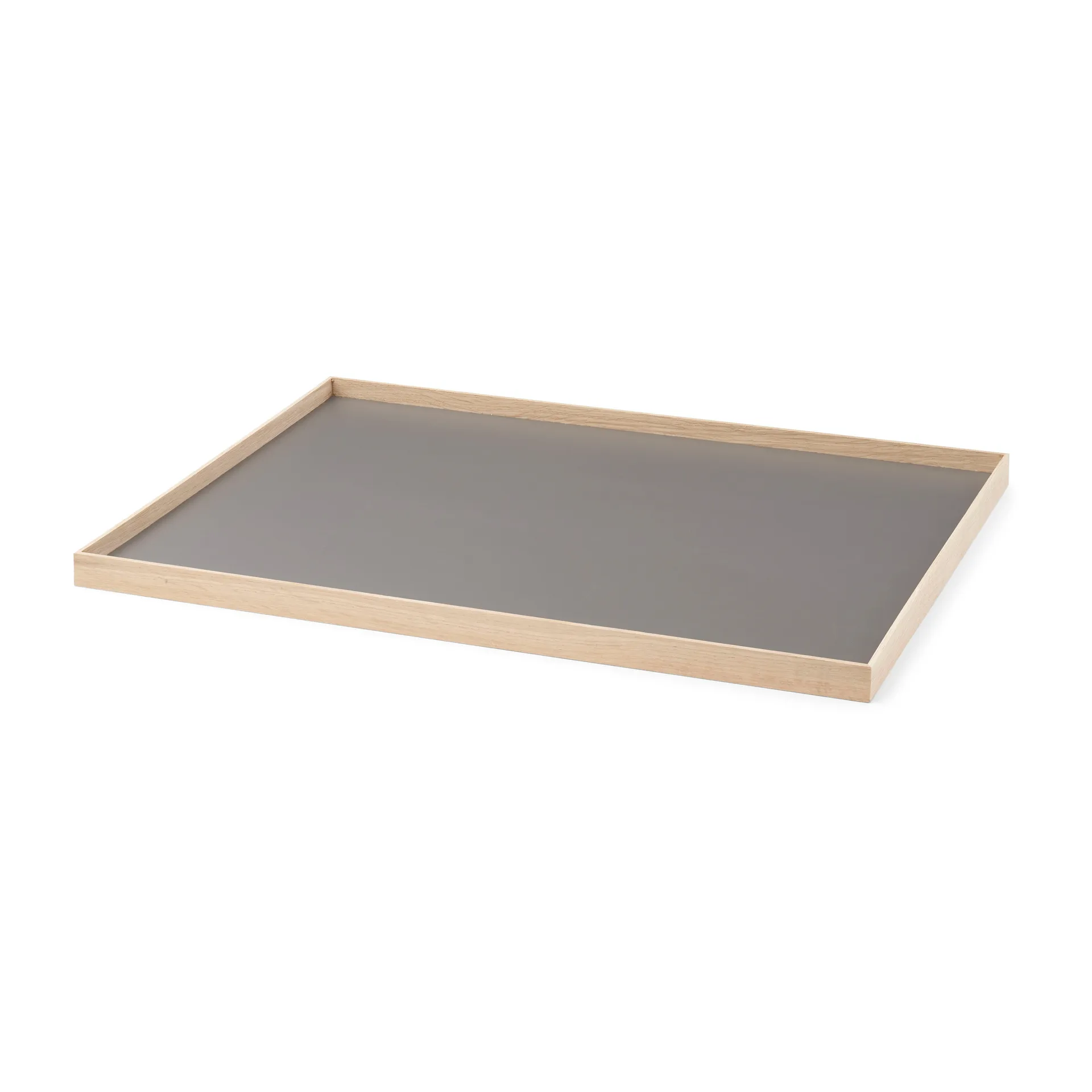 Vassoio Frame grande 35,5x50,6 cm, Rovere-grigio chiaro Gejst