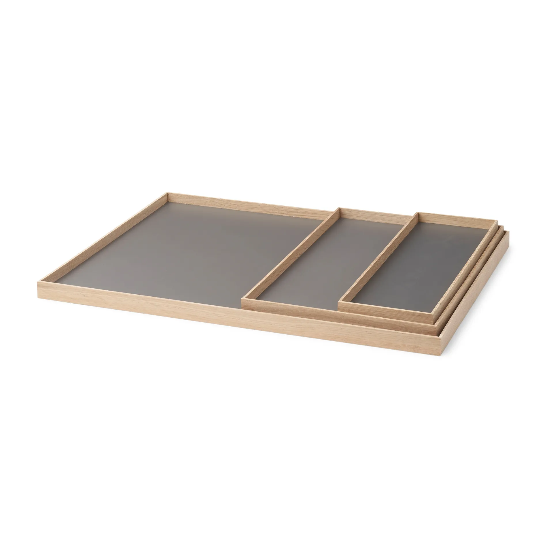 Vassoio Frame grande 35,5x50,6 cm, Rovere-grigio chiaro Gejst