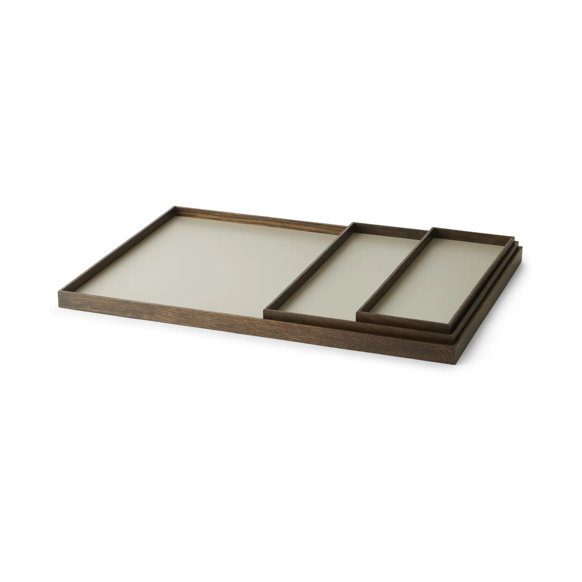 Vassoio Frame medio 23x34 cm, Rovere affumicato, grigio Gejst