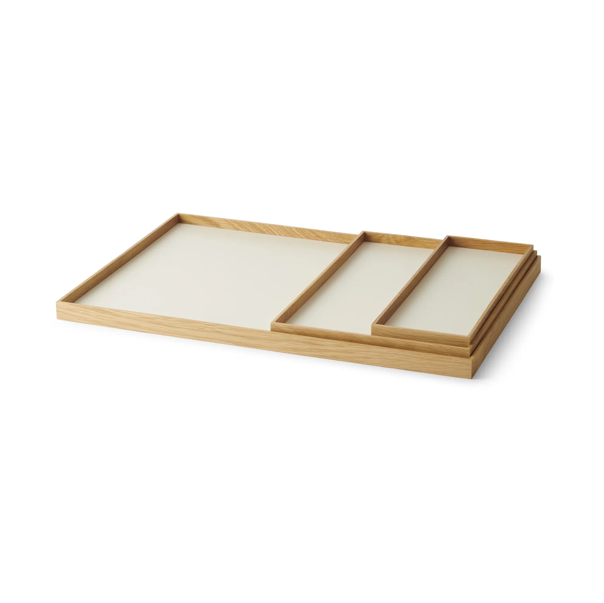 Vassoio Frame medio 23x34 cm, Rovere, beige Gejst