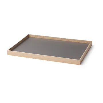 Vassoio Frame medio 23x34 cm - Rovere-grigio chiaro - Gejst