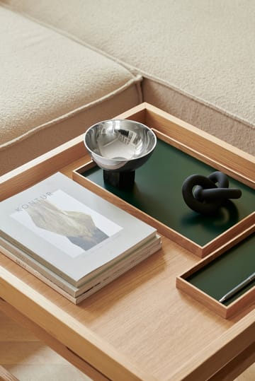 Vassoio Frame medio 23x34 cm - Rovere, verde - Gejst