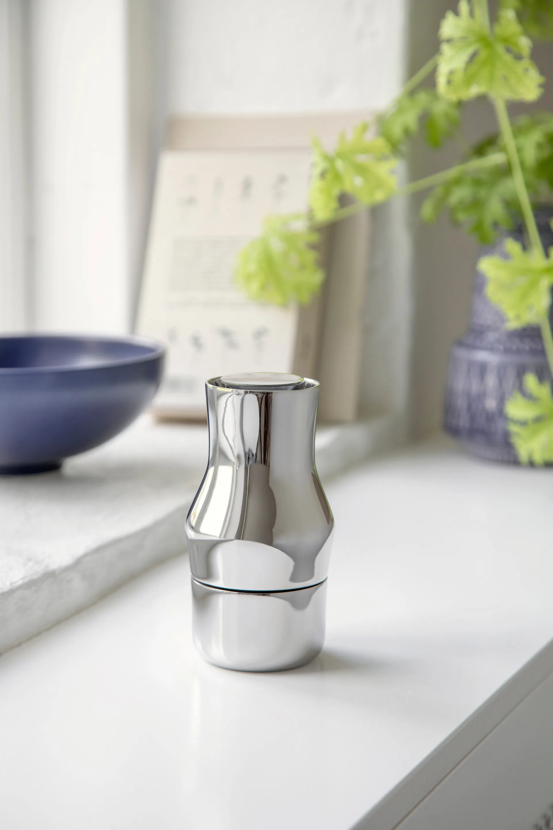 Macinapepe Dorotea 14 cm, Acciaio lucido Gense