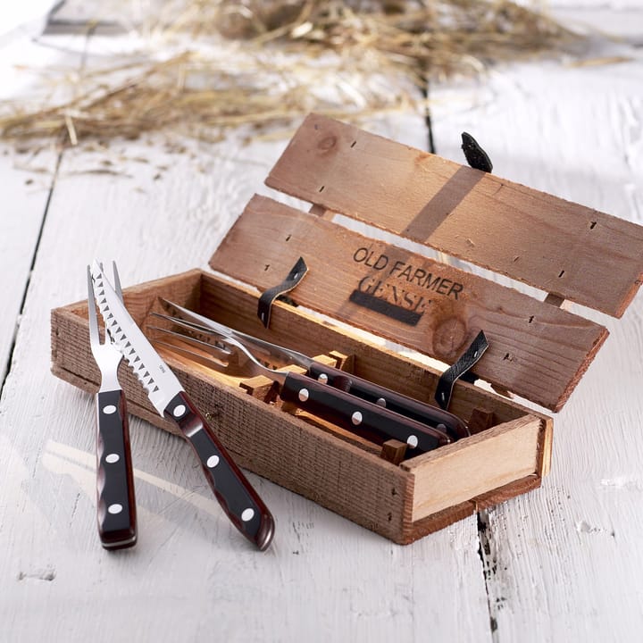 Posate Old Farmer, Posate da bistecca 4 pz. Gense