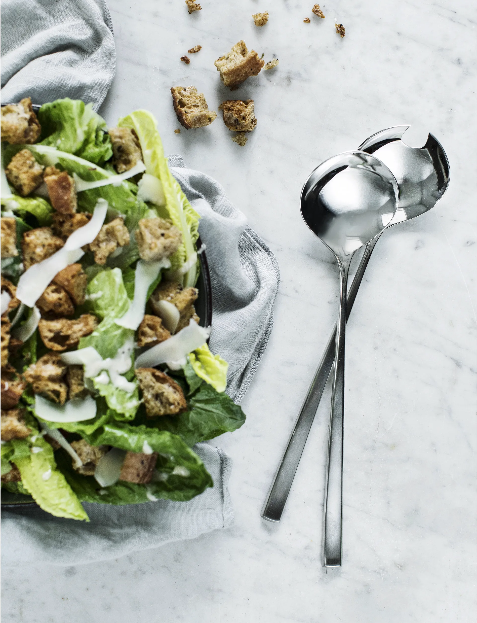 Posate per insalata Fuga, Acciaio inossidabile Gense