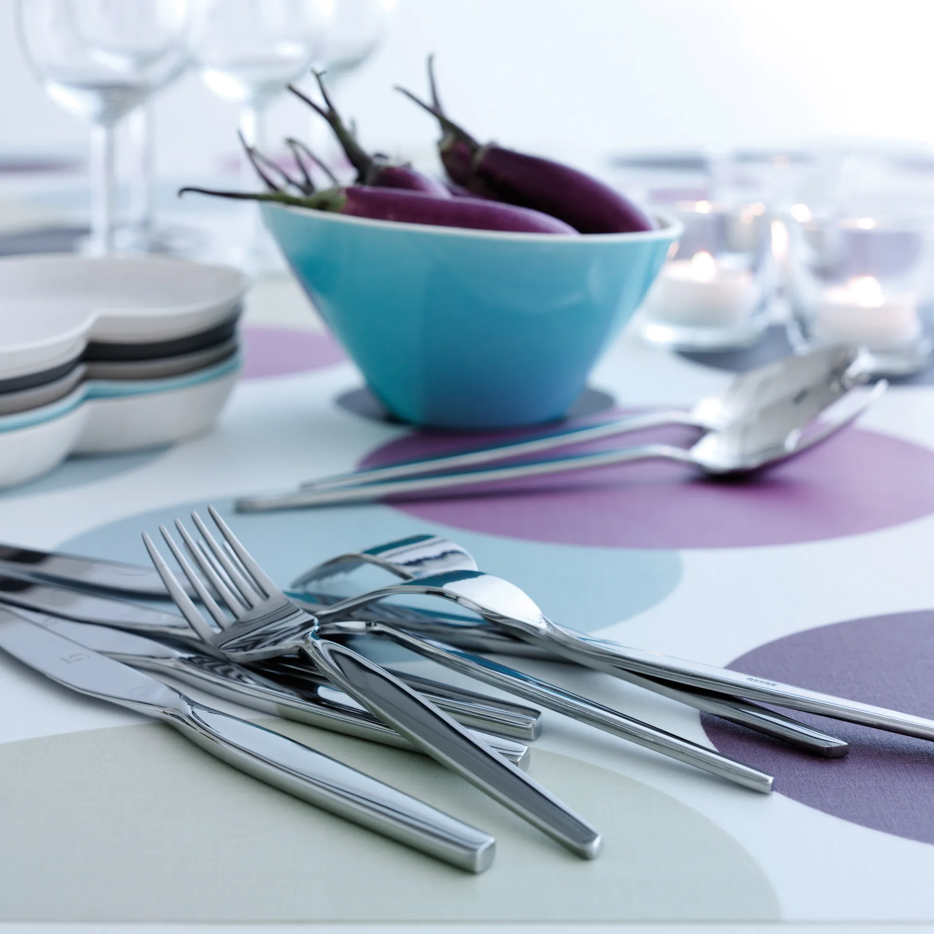 Posate Twist, acciaio inossidabile 16 pz Gense