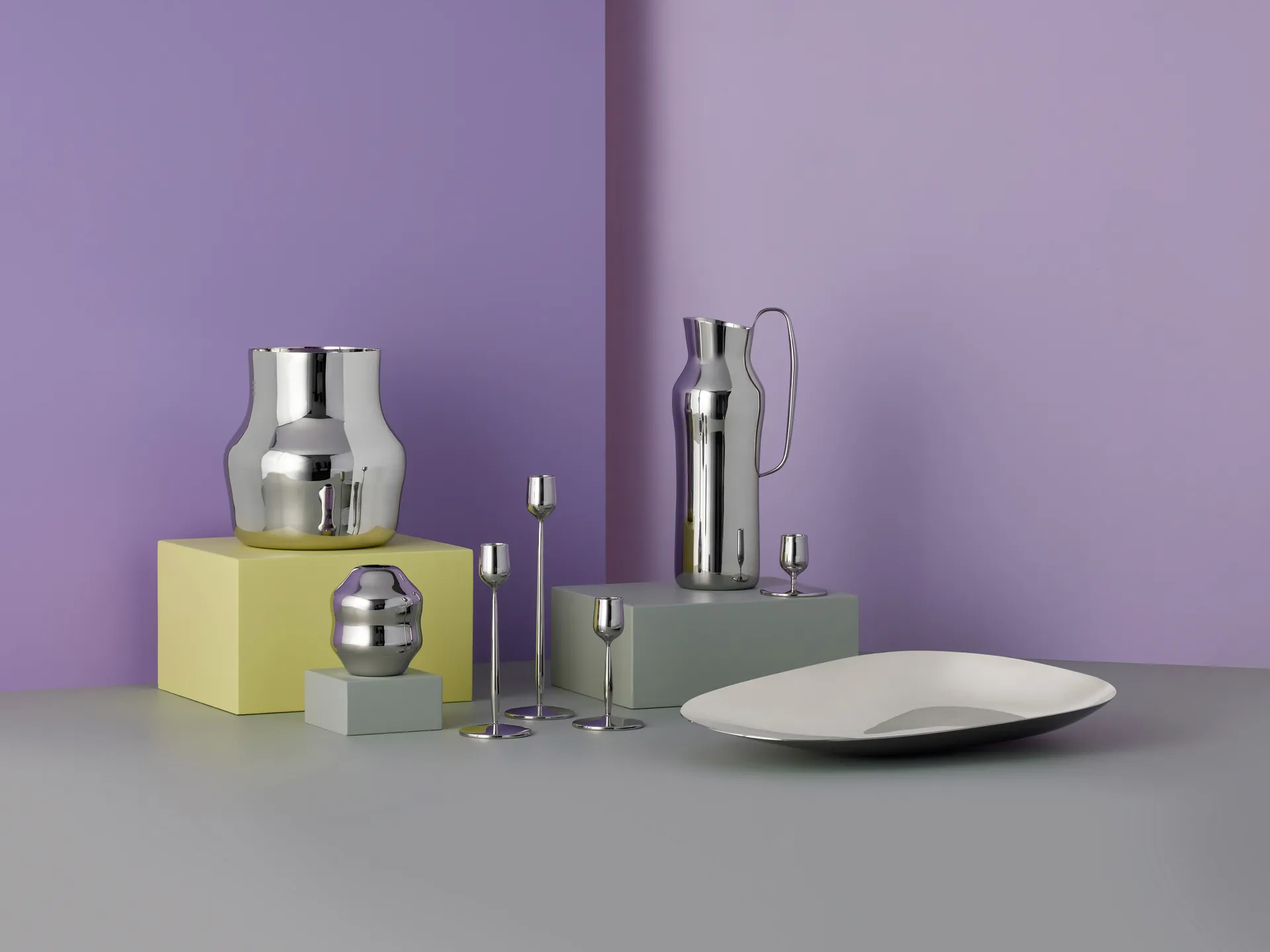 Vaso Dorotea 9x10 cm, Acciaio lucido Gense