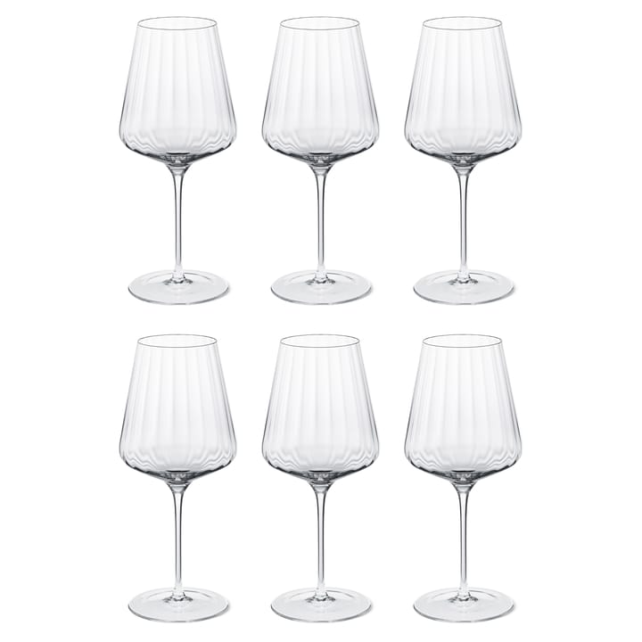 Bernadotte bicchiere da vino rosso confezione da 6 - cristallino - Georg Jensen