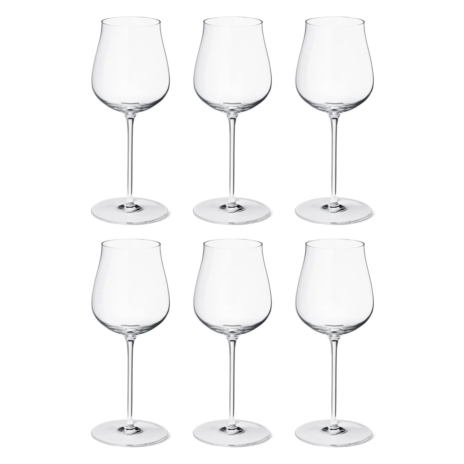 Bicchiere da vino bianco Sky 35 cl confezione da 6, cristallino Georg Jensen