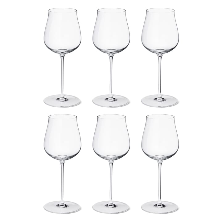 Bicchiere da vino bianco Sky 35 cl confezione da 6 - cristallino - Georg Jensen