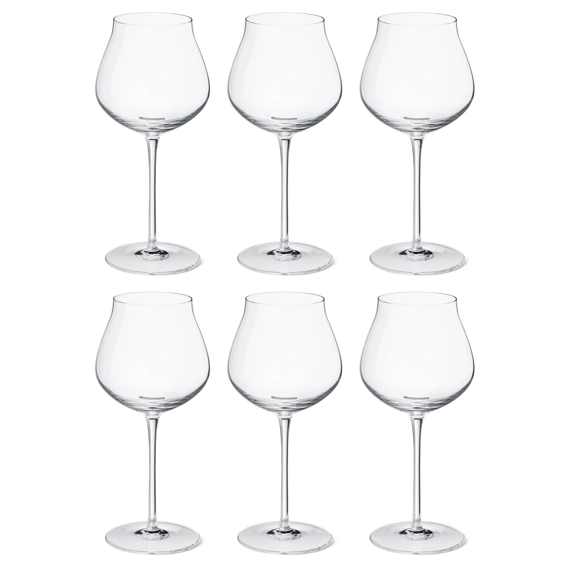 Bicchiere da vino rosso Sky 50 cl confezione da 6, cristallino Georg Jensen